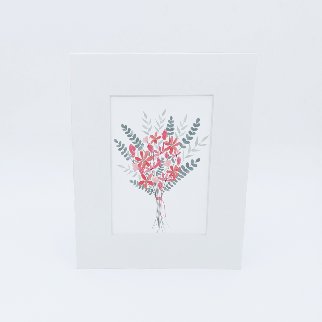 Winterberry Watercolor Print