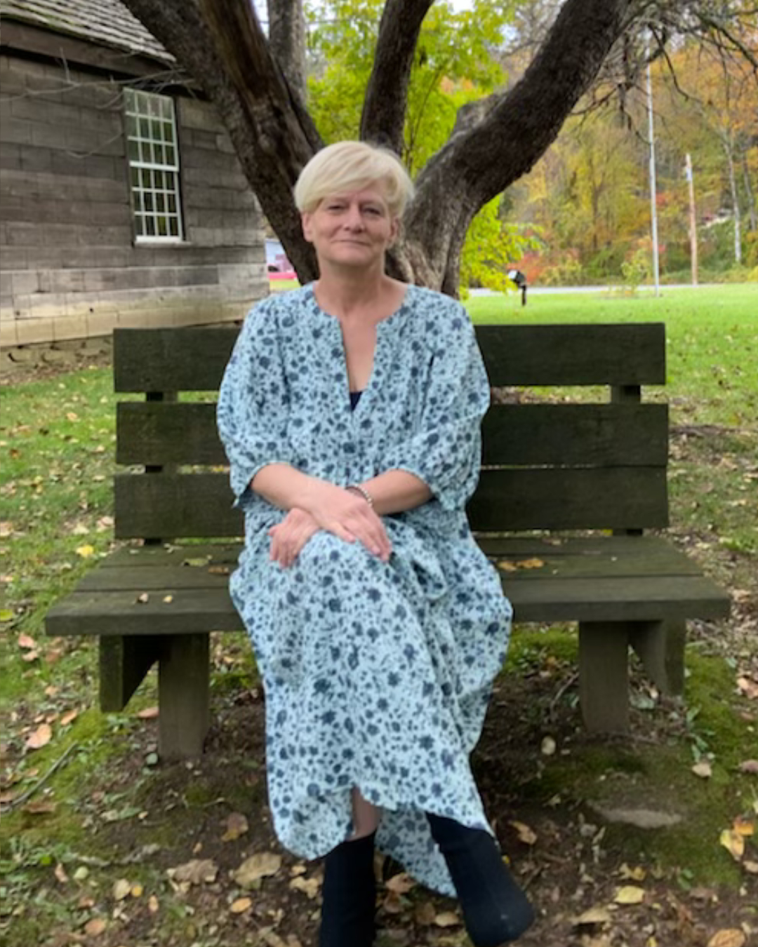 Portrait of Wendy, founder of Winterberry Paper Co